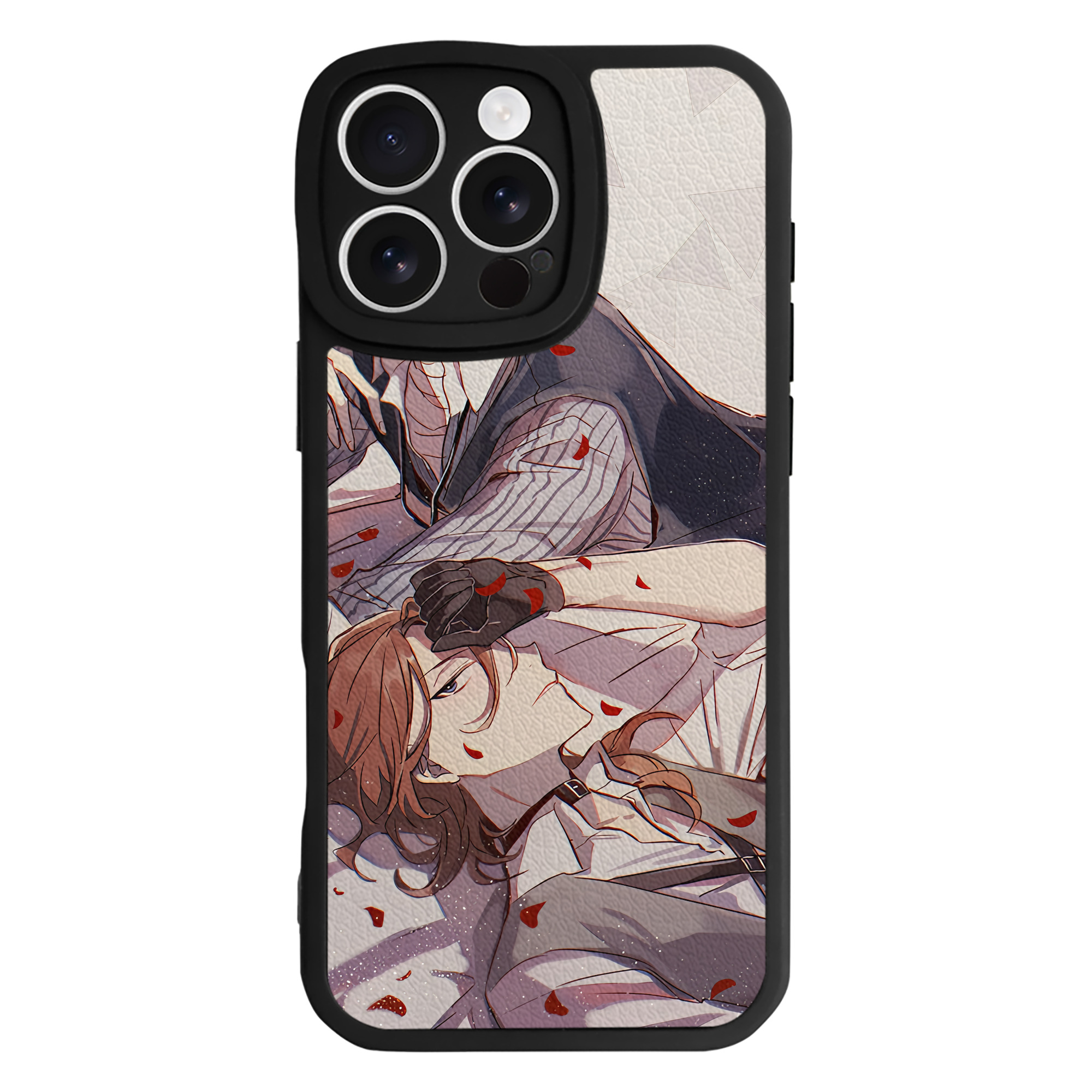 （画像用） 文豪ストレイドッグス Bungo Stray Dogs 【iPhone 16シリーズ対応】シリコンスマホケース（レザー調） 材質：シリコン